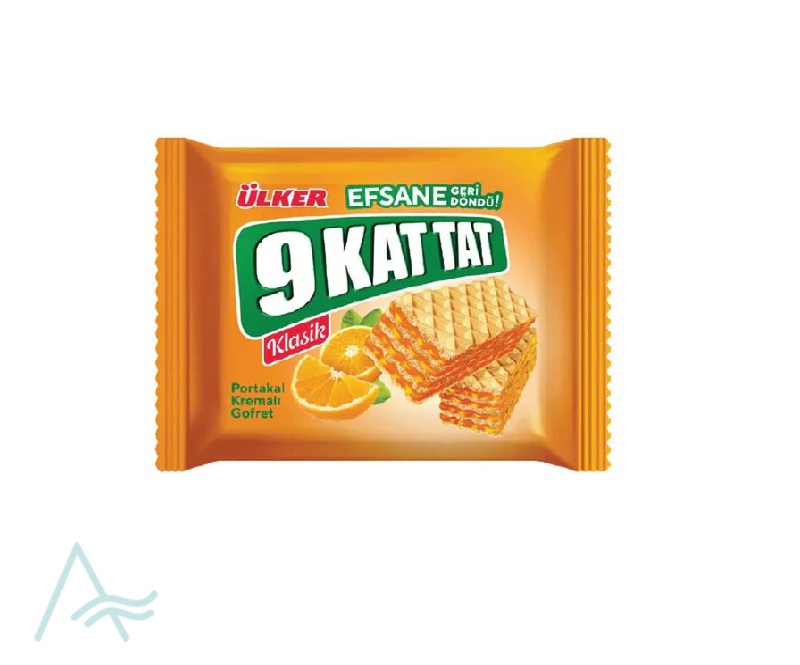ULKER 9 KAT TAT ORANGE WAFER 39G